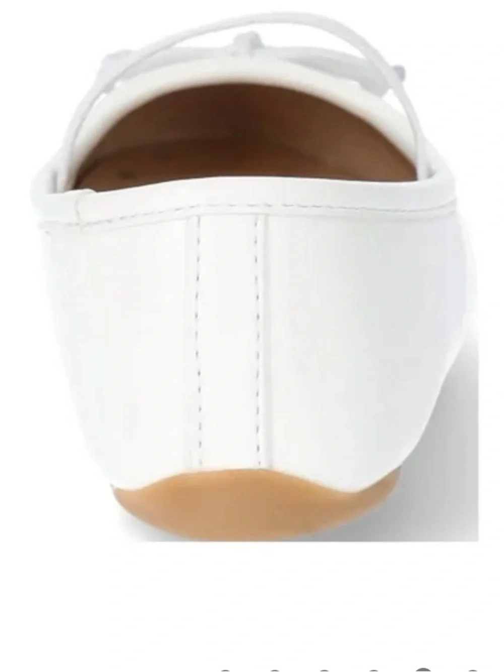 wonder nation White Mary Jane Ballet Flat with Bow